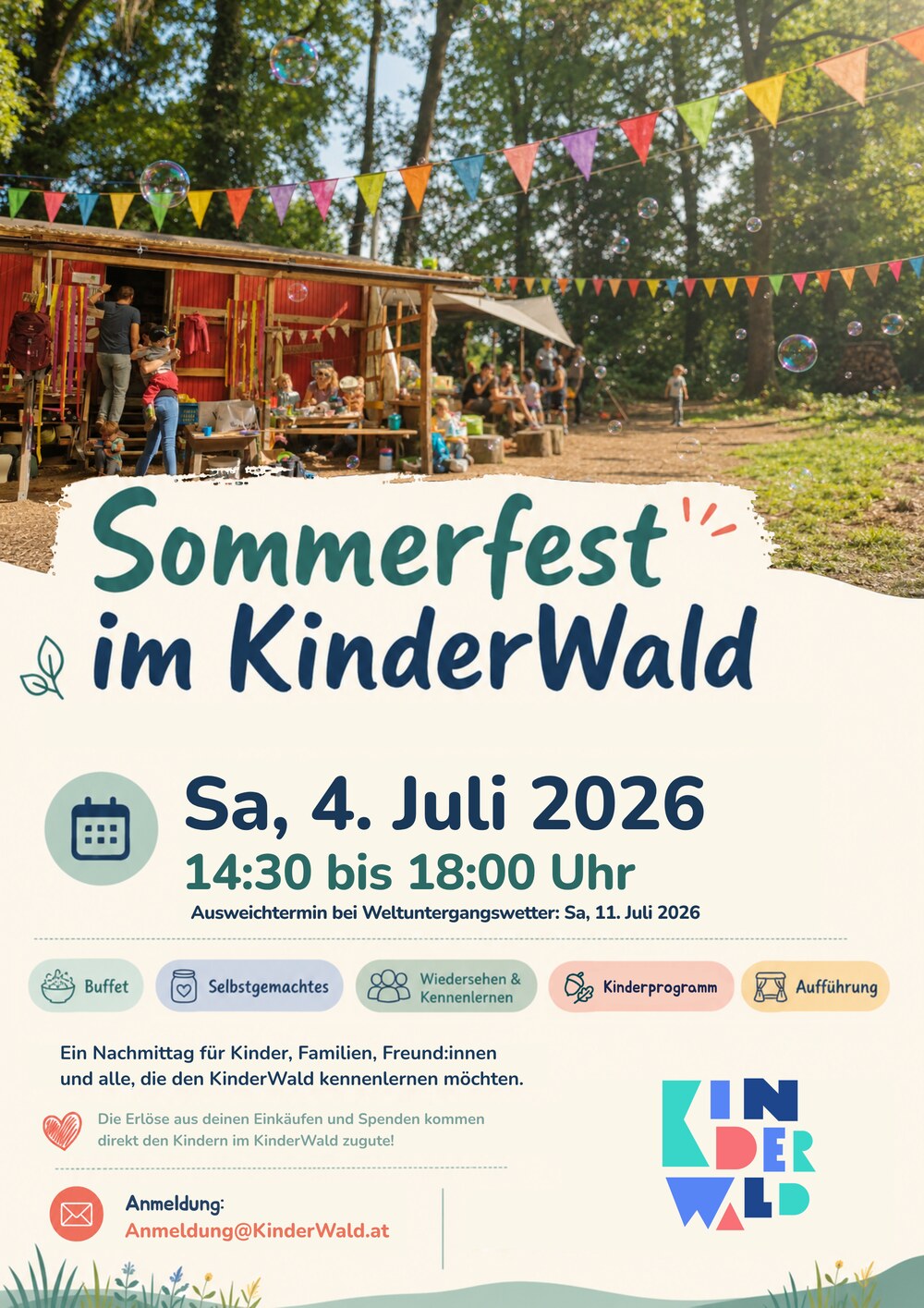 Sommerfest-Plakat