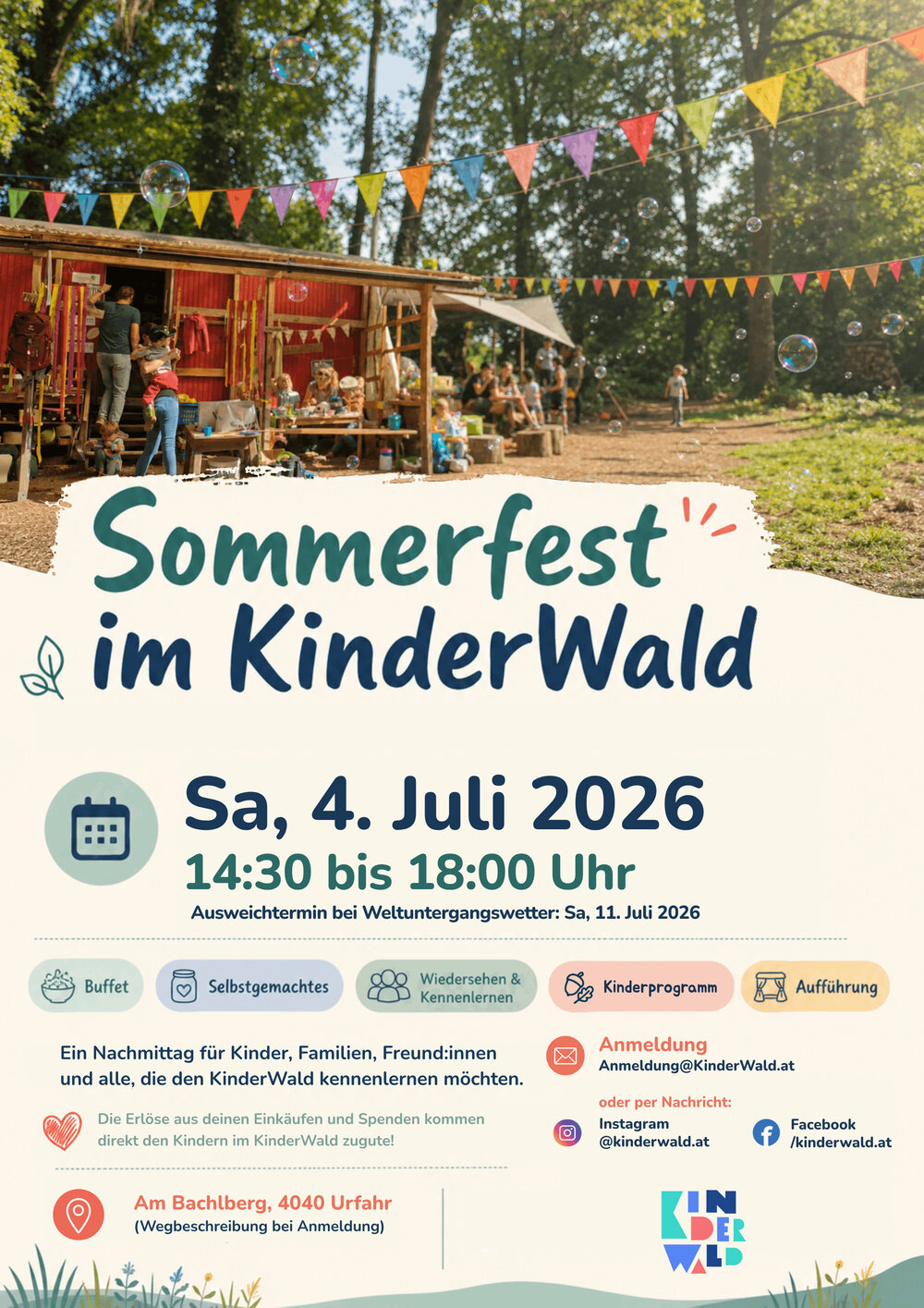 Sommerfest-Plakat
